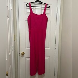 Lane Bryant Fushia Jumpsuit 18/20P NWOT